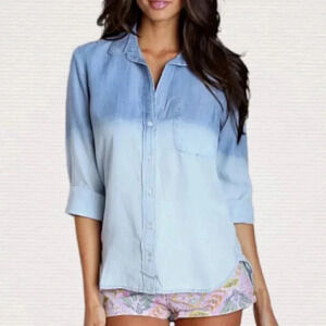 Bella  Dahl Chambray Button Down Shirt